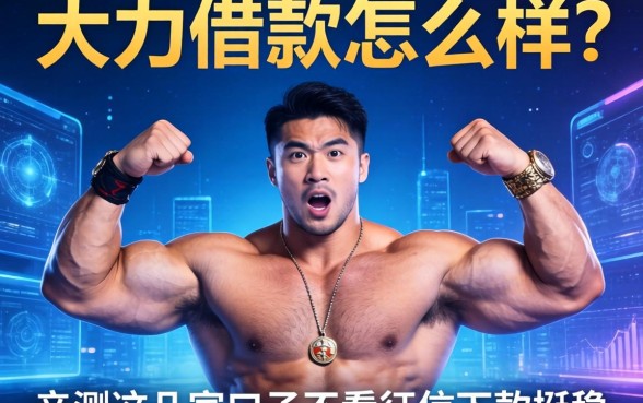 大力士借款怎么样？亲测这几家口子不看征信下款挺稳