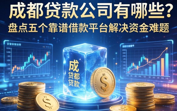 成都贷款公司有哪些？盘点五个靠谱借款平台解决资金难题