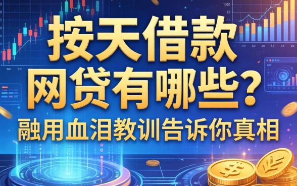 按天借款的网贷有哪些？我用血泪教训告诉你真相