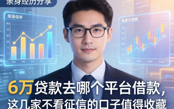 亲身经历分享：6万贷款去哪个平台借款，这几家不看征信的口子值得收藏