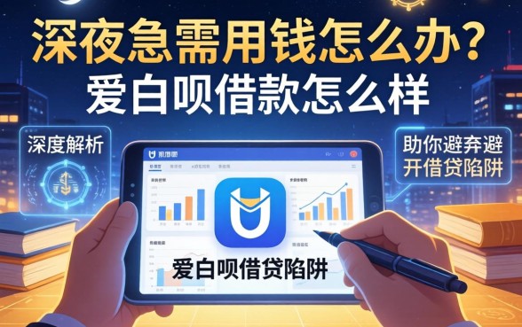 深夜急需用钱怎么办?爱白条借款怎么样?深度解析助你避开借贷陷阱