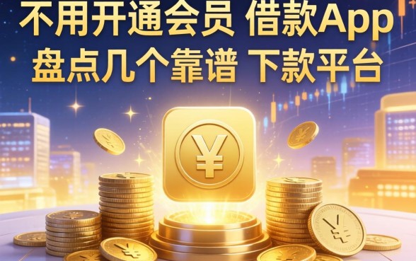 不用开通会员的借款app有哪些？盘点几个靠谱的下款平台
