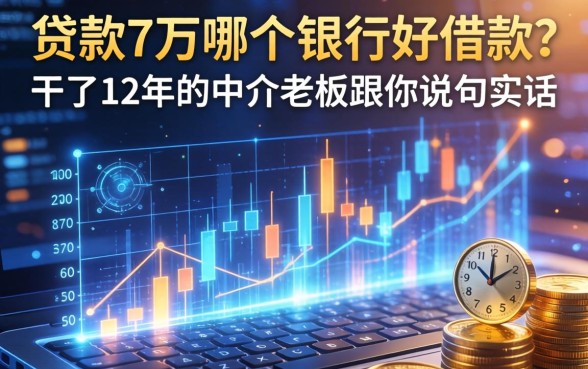 贷款7万哪个银行好借款?干了12年的中介老板跟你说句实话