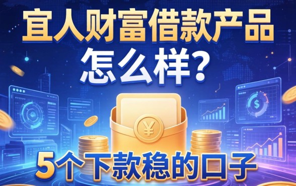 宜人财富借款产品怎么样？整理了5个下款稳的口子