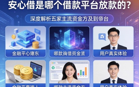 安心借是哪个借款平台放款的？深度解析五家主流资金方及用户真实体验