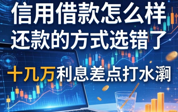 信用借款怎么样还款的方式选错了，十几万利息差点打水漂