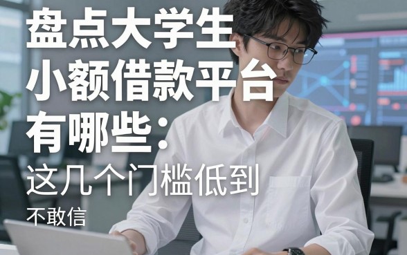 盘点大学生小额借款平台有哪些,这几个门槛低到不敢信