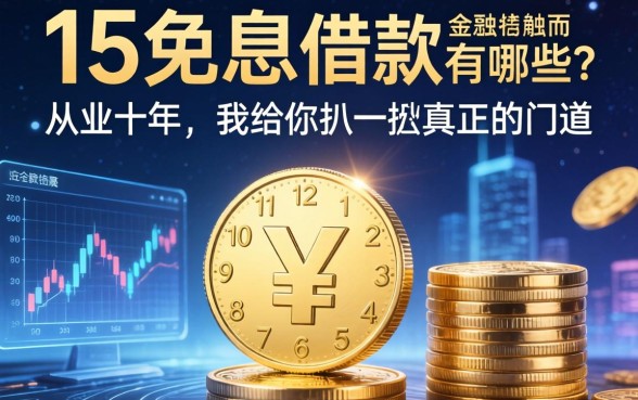 15天免息的借款有哪些？从业十年，我给你扒一扒真正的门道