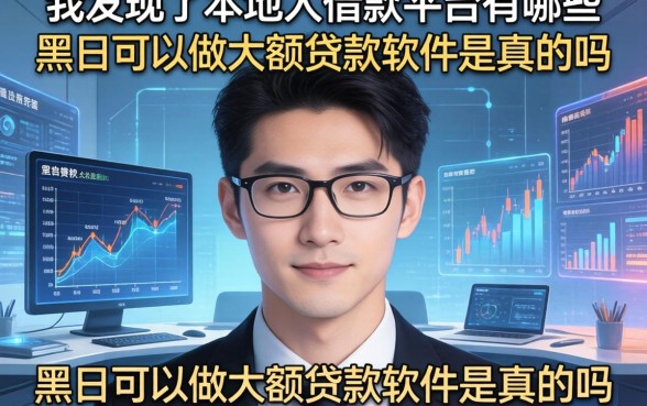 我发现了本地人借款平台有哪些，黑户可以做大额贷款软件是真的吗