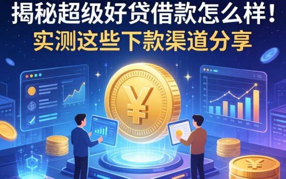 揭秘超级好贷借款怎么样：实测这些下款渠道分享