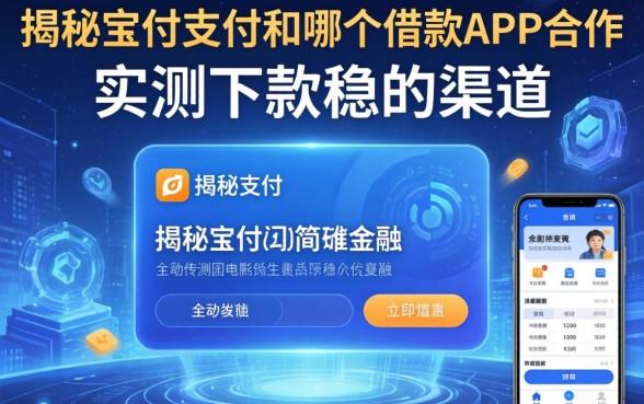 揭秘宝付支付和哪个借款app合作,实测下款稳的渠道