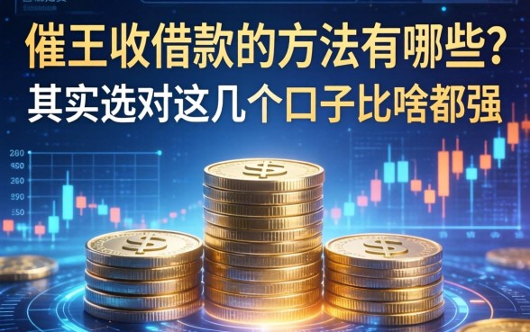 催收借款的方法有哪些？其实选对这几个口子比啥都强