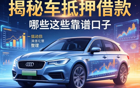 揭秘车抵押借款哪些流程，整理出这些靠谱口子