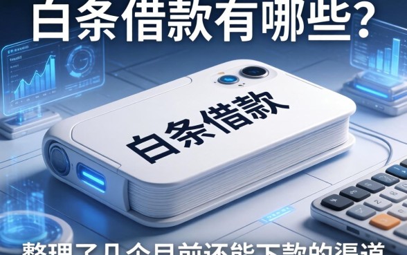 白条借款有哪些?整理了几个目前还能下款的渠道