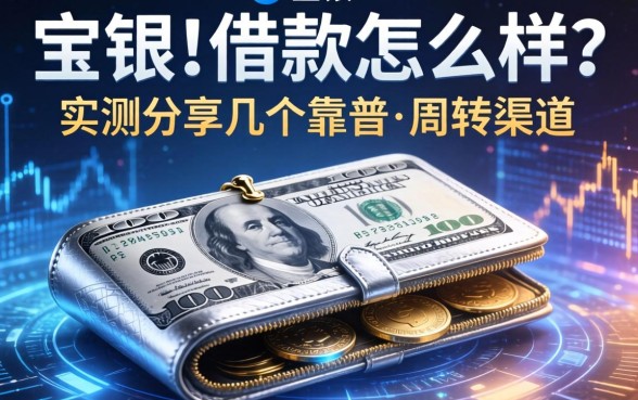 宝银钱包借款怎么样？实测分享几个靠谱的周转渠道