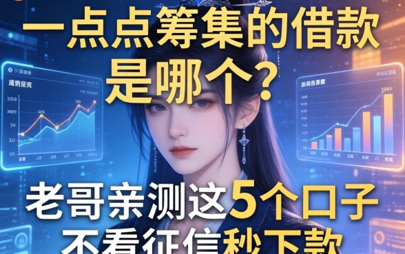 一点点筹集的借款是哪个?老哥亲测这5个口子不看征信秒下款