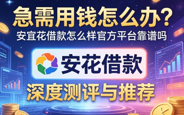 急需用钱怎么办？安宜花借款怎么样官方平台靠谱吗？深度测评与推荐