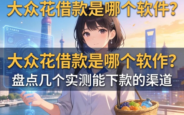 大众花借款是哪个软件？盘点几个实测能下款的渠道