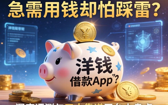 急需用钱却怕踩雷？洋钱罐借款app怎么样？深度评测与五大靠谱平台大盘点