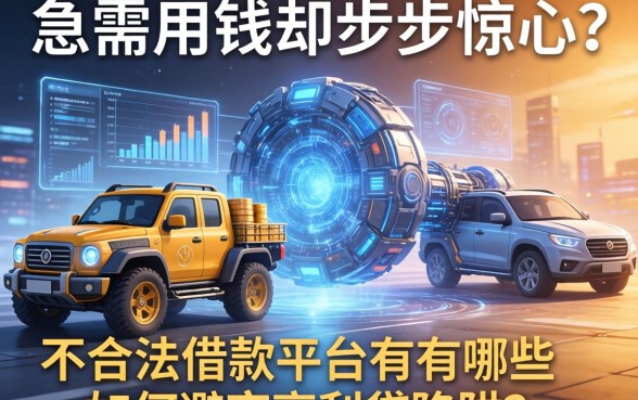 急需用钱却步步惊心？不合法的借款平台有哪些，如何避开高利贷陷阱？