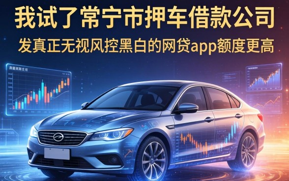 我试了常宁市押车借款公司，发现真正无视风控黑白的网贷app额度更高