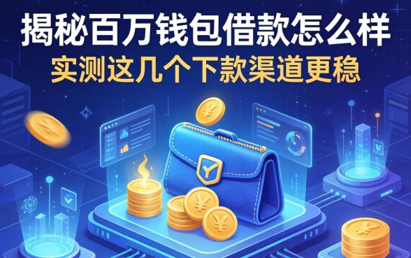 揭秘百万钱包借款怎么样,实测这几个下款渠道更稳