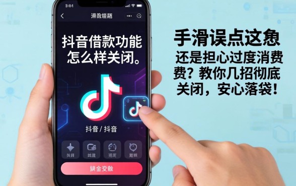 抖音借款功能怎么样关闭?手滑误点还是担心过度消费?教你几招彻底关闭,安心落袋!