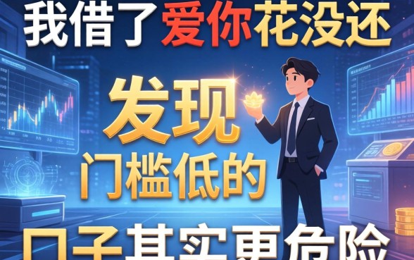 我借了爱你花没还，发现门槛低的口子其实更危险