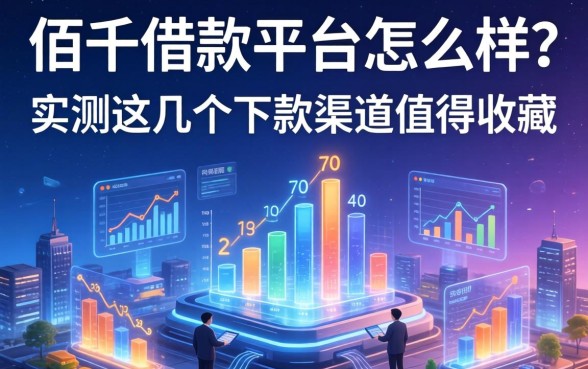 佰仟借款平台怎么样？实测这几个下款渠道值得收藏