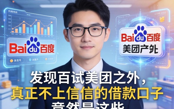 我试了一圈，发现百度美团之外，真正不上征信的借款口子竟然是这些