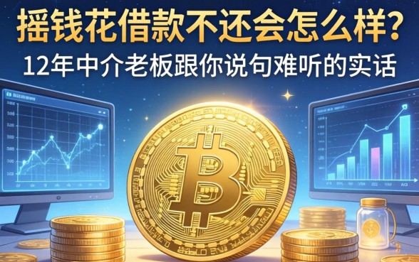 摇钱花借款不还会怎么样？12年中介老板跟你说句难听的实话