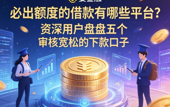 必出额度的借款有哪些平台？资深用户盘点五个审核宽松的下款口子