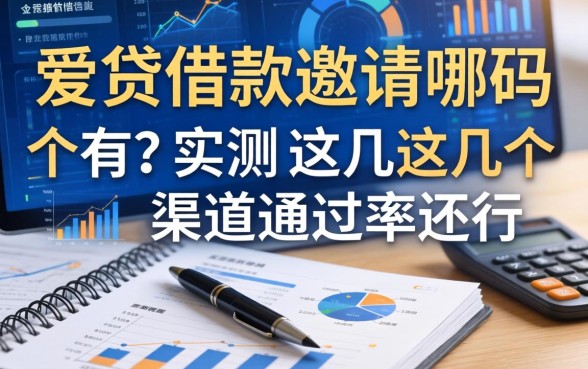 爱贷借款邀请码哪个有？实测这几个渠道通过率还行
