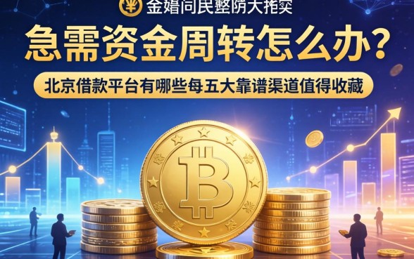 急需资金周转怎么办？北京借款平台有哪些？这五大靠谱渠道值得收藏