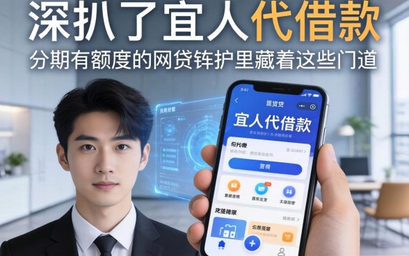 我深扒了宜人代借款,发现分期有额度的网贷软件里藏着这些门道