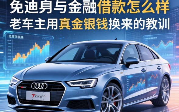 奥迪汽车金融借款怎么样？老车主用真金白银换来的教训