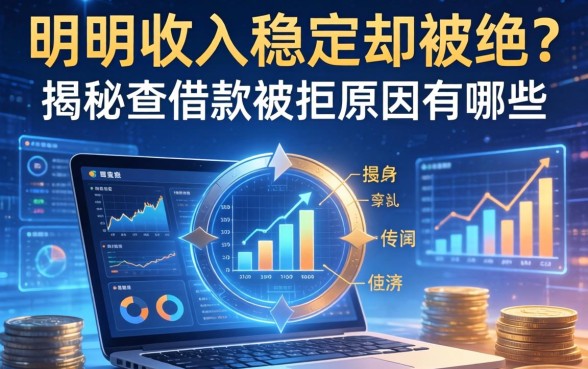 明明收入稳定却被拒？揭秘查借款被拒原因有哪些