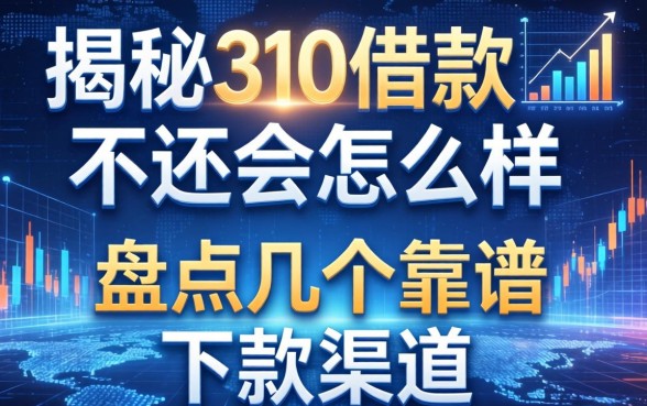 揭秘310借款不还会怎么样，盘点几个靠谱的下款渠道