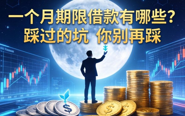 一个月期限借款有哪些？我踩过的坑你别再踩