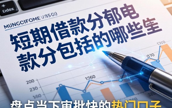短期借款分录包括哪些?盘点当下审批快的热门口子