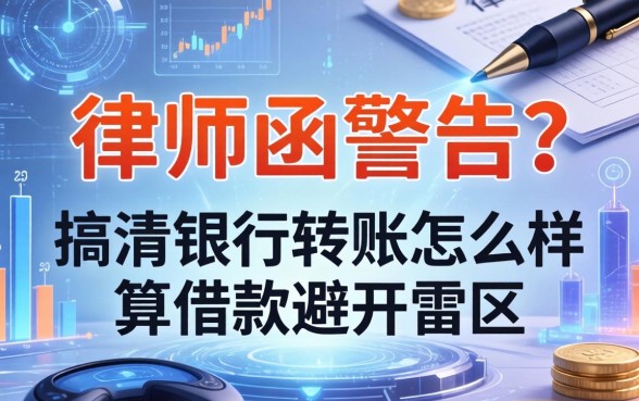 律师函警告？搞清银行转账怎么样算借款避开雷区