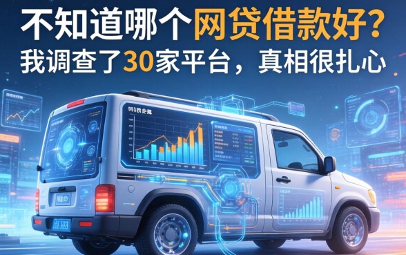 不知道哪个网贷借款好？我调查了30家平台，真相很扎心