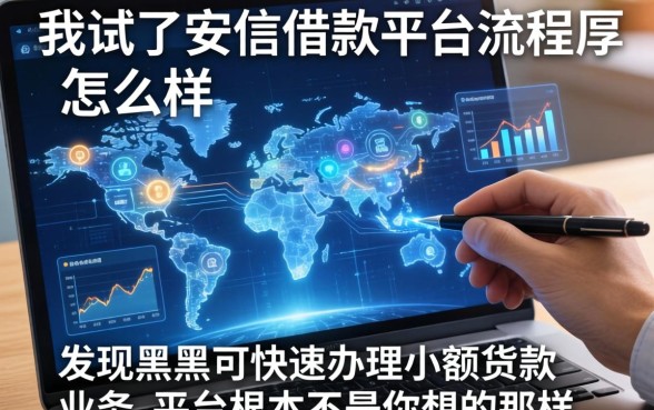 我试了安信借款平台流程怎么样,发现黑户可快速办理小额贷款业务的平台根本不是你想的那样