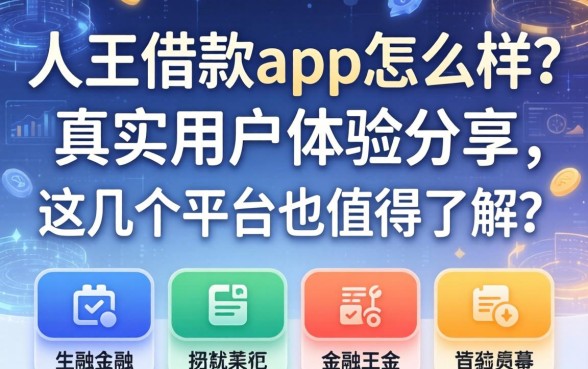 大王借款app怎么样？真实用户体验分享，这几个平台也值得了解