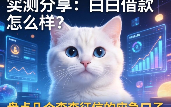 实测分享：白猫借款怎么样？盘点几个不查征信的应急口子
