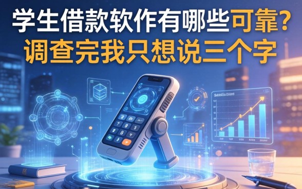 学生借款软件有哪些可靠？调查完我只想说三个字