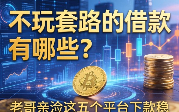 不玩套路的借款有哪些？老哥亲测这五个平台下款稳