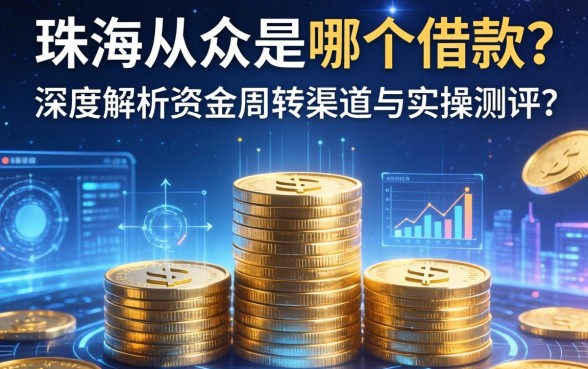 被珠海从众是哪个借款？深度解析资金周转渠道与实操测评