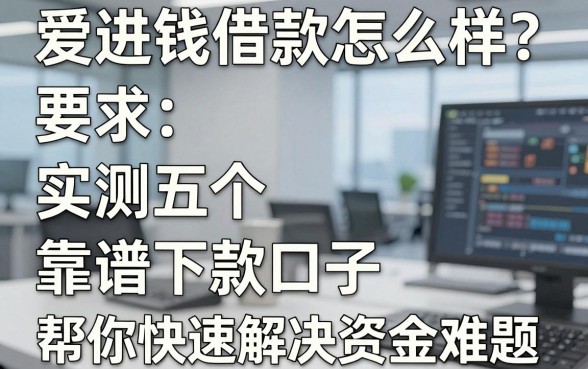 爱进钱借款怎么样？实测五个靠谱下款口子帮你快速解决资金难题
