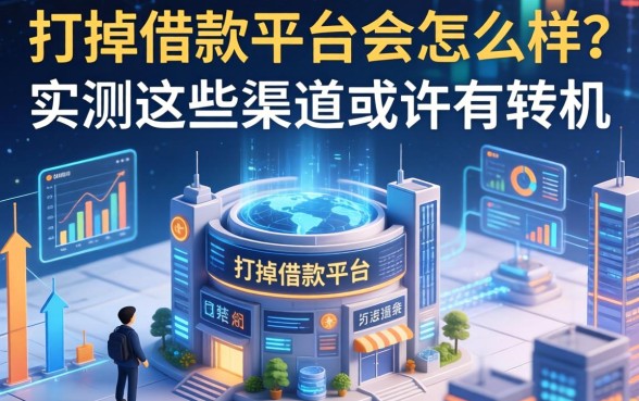 打掉借款平台会怎么样？实测这些渠道或许有转机
